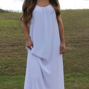 White SHOW ME YOUR MUMU Maxi Dress